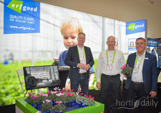 Peter Vos, Hugo Pans & Cock van Bommel with Erfgoed, well-known for their ebb-and-flood floors.