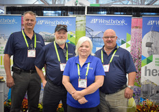 The Westbrook team: Jack Smit, Earl Reinink, Lorri Hiebert, Les van Egmond
