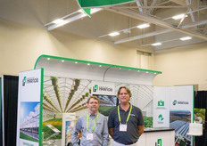 Alain Gendron & Francis Paquin with Harnois, expert in manufacturing greenhouse structures for over 50 years.