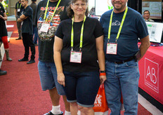The new Intergrow Greenhouses greenhouse is doing great so Mario van Logten, Tina & Jim Beck could leave the venture for some hours to visit the show.