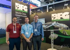 Patrick Gelineau, Greg Stone and Pieter Berkel of BFG supply
