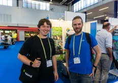 Sebastian Pook and Manuel Hickner of Korber Technologies. This German firm is interested in vertical farming.