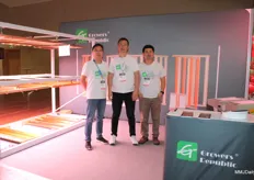 Jate Li, Chris Lei and Xiongbin Liu of Growers Republic