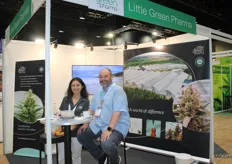 Perihan Orhan and Kennet Poulsen of Little Green Pharma, medical cannabis growers in Australia and Denmark