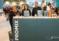 Krista Hodgson, Mercedes Medina and Julian Moore of PRO-MIX / Premier Tech Horticulture