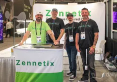 Matt Renner, Jeff Malayter, Nick Johnson and Jason Begley of Zennetix. The company received a lot of interest in their cannabis tissue culture and believes tissue culture is the future of the industry