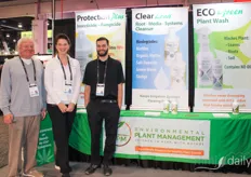 Patrick Haley, Laura Denk and Joshuia Dunigan of Environmental Plant Management
