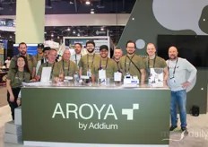 A big Aroya team was ready for the show