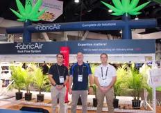 Lewis Brooks, Brad Bonnville and Jacob Smith of FabricAir