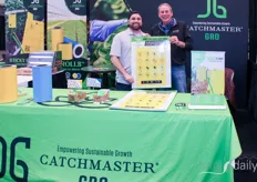 Alex and Rick of Catchmaster Gro, showcasing their non-toxic pest prevention and treatment solutions for greenhouses and farms 
