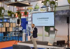 Ton Habraken (Ludvig Svensson) was one of the speakers in the GreenTech theatre
