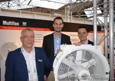 Guus Vostermans, Frank Muijsers and Vincent Marks of Vostermans Ventilation / Multifan