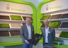 Jan Dong and Onno Boeren presented their new Poinsettia tray at the Greentech this year.