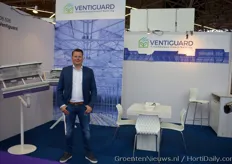 Laurens Besemer from Ventiguard shining at the Greentech.