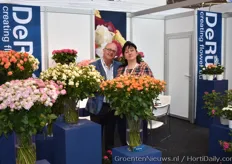 Huub and Marscha from De Ruiter where showing their beautiful roses at the exibition.
