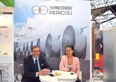 The sales team of Termotechnica Pericoli: Fabrizio Sappa & Anna Lospennato