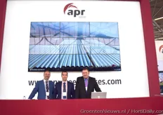 The team of APR Greenhouses: Pascual Miralles, Samuel Bañon & José Antonio Fernández