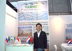Nurfat Varnet with Varnet Glasshouse Systems, a Turkish greenhouse manufacturer expanding their businnes