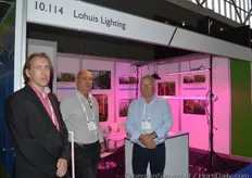 Gerben Wulff, Lesley Johan en Henk Pottjewijd at GreenTech for Lohuis Lighting.