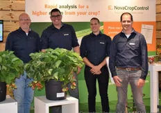 Sjoerd Smits, Koen van Kempen, Eric Hegger and Joan Timmermans (Nova Crop Control) came to meet international visitors.