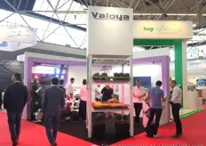 The Valoya booth, visited well as well