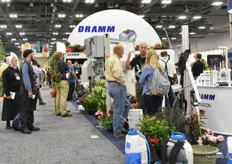 The colourful Dramm booth attracted many visitors