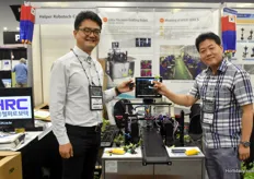 Jeremy Park & Chang Joon with Helper Robotech. The Korean manufacturer Helper Robotech develops machinery and solutions to automate the grafting process