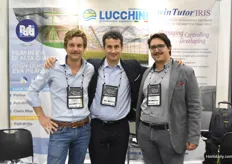 Alberto Zanon of Pati Plastics, Vittorio Genuardi & Massimo Boscolo with Italian greenhouse builder Idromeccanica Luchinni