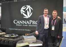 CannaPro supports MMJ growers in the designing and building of their facility, following the strict requirements to get the pharmaceutical grade. In the photo George Dickinson & Jon Himelfarb.