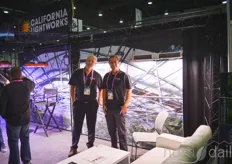 Craig Adams and Mike Taylor of California Lightworks (grow LEDs with pest detection)