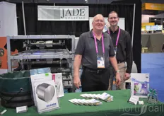 Jan Koenekoop & Scott Fender with Jade Systems brought the modular screening installation, updated with a new product.