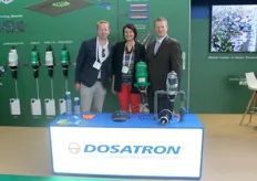 Dosatron; from the left: Alex Punte, Justine Buyjak and Rainer Eckele