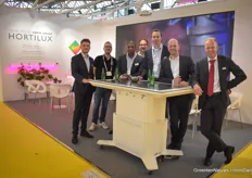 After a very well visited show, the team with Hortilux used their screen and music installation for some entertainment - so Albert Haket with Horconex paid a visit. 