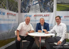 Sven-Eric Mayer & Michael Fischer with RKW Hyplast visited by Robert Poljet with Rovero