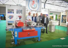 The team with Urbinati participated in the GreenTech 2019 and was visited by many visitors. Loris Gallo, Davide Barott, Henry Mast (Hortitec), Henk van der Sar (Lentiz) & Andrea Bocchini. 