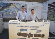Leo & Ted Wu with Amphenol