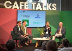 Sonny Moerenhout (Grodan) hosted the talk with Eelke Hemperius (Signify) & Olaf Mos (Dicans)