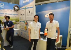 Guangyi Chen and Stefan Verheijen at SiGrow, one of start-up companies quickly making headway with their sensors.