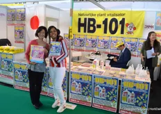 These ladies form Japanse company Flora Co. are eager to introduce the world to a new plant vitalisor they developed: HB-101.
