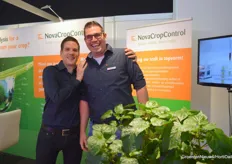 Erik Hegger and Koen van Kempen of NovaCropControl were having fun.
