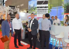Shaniel Raghoenath of Dutch Agro Systems visited the booth of Luiten and Saarlucon and posed for the photo with Twan Leurs and Ruud den Engelsman.