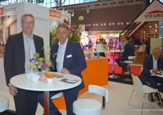 Greenhouse heaters together: Arno de Veld (Calor Holland) and Joek van der Zeeuw (Van Dijk Heating)