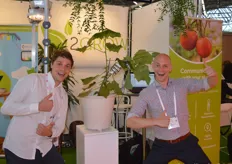 The guys of 2Grow asked if they could make it a ‘crazy’ photo. Yes, of course. Striking a pose: Olivier Begerem and Maxime Dedecker.