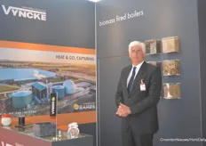 Marc van Bemmel, representant of Vyncke, stayed at GreenTech while other colleagues were visiting the recently officially opened biomass heating greenhouse project by three Dutch growers in Sirjansland. Vyncke engineered and installed the biomass heating installation. https://www.floraldaily.com/article/9113121/dutch-growers-open-up-unique-biomass-station-for-heat-and-co2/