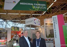 Eef Zwinkels (Royal Brinkman) and Ziv Shaked (DryGair). Ziv was very happy that ‘finally’ cannabis was discussed and information shared out in the open at an exhibition in The Netherlands.