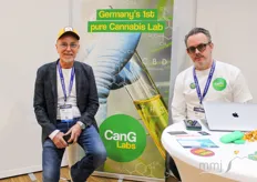 Stefan and Johan of CanG Labs. The company has set up a testing lab in Germany for both home growers and commercial growers to make use of.
