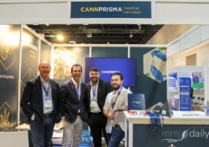 More Portuguese growers made their way to the show: Rui Soares, Jose Real, and Joao Nascimento of Cannprisma, together with Australian grower Michael Clark of ECS Botanics on the left