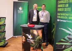 Matthias Glaser and Daniel May of Canopy Growth 