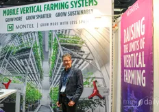 Yves Belanger of Montel, supplier of vertical farming systems