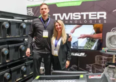 Kris Klavins and Jocelyn Prefontaine of Twister Technologies